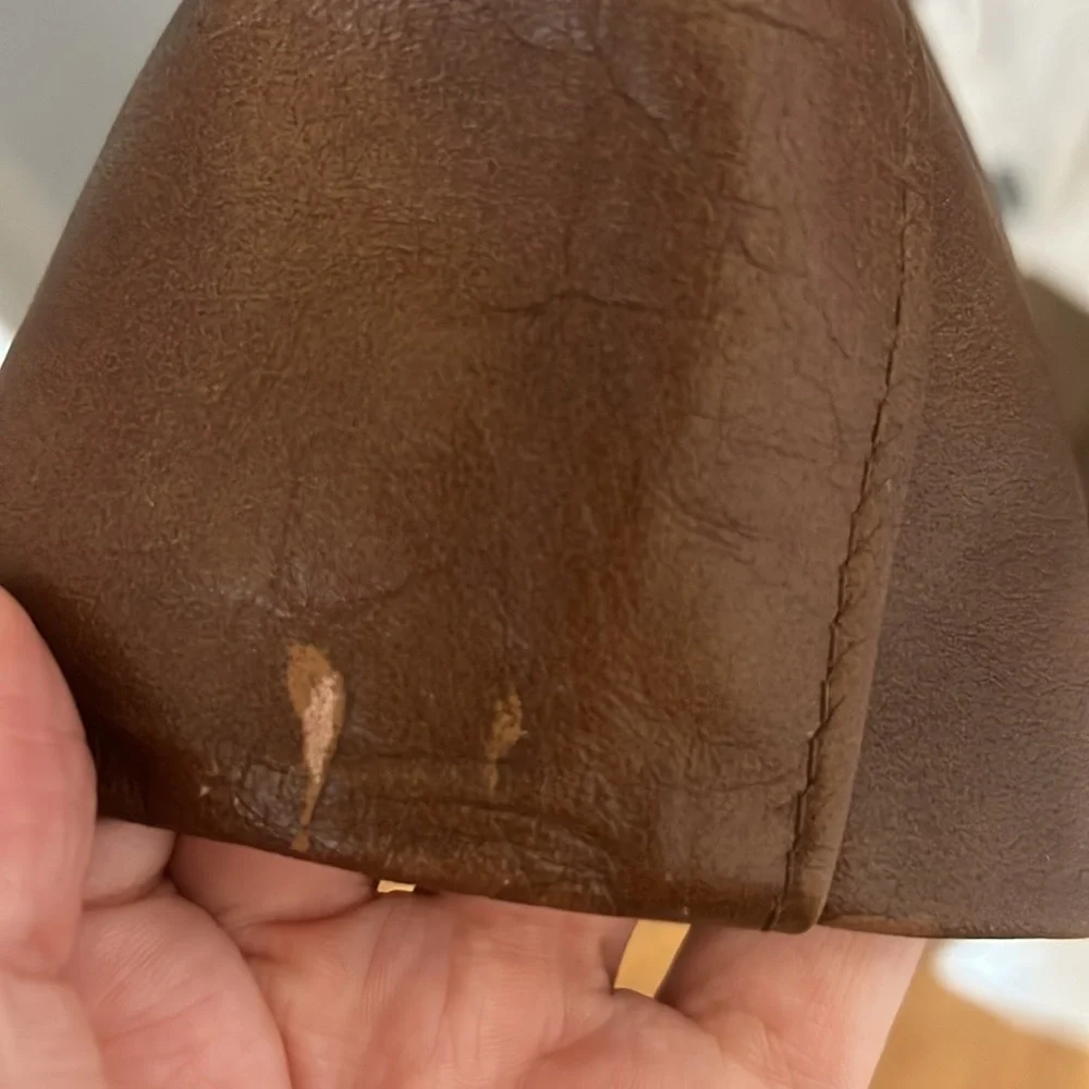 Vintage Brown Leather Blazer, Altman of Dallas